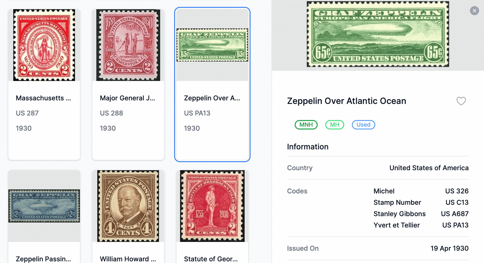 Stampmeister Collect your stamps. Visually.